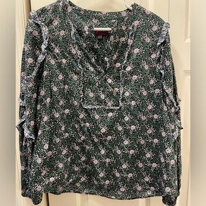 Jcrew Liberty Print Top Size L